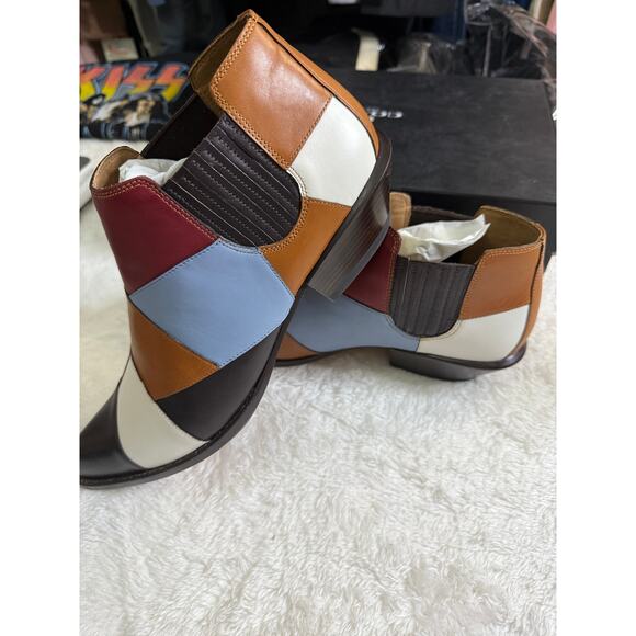 Coach Patchwork Bandit Bootie Leather Womens New in Box Size 9.5 - Picture 4 of 8